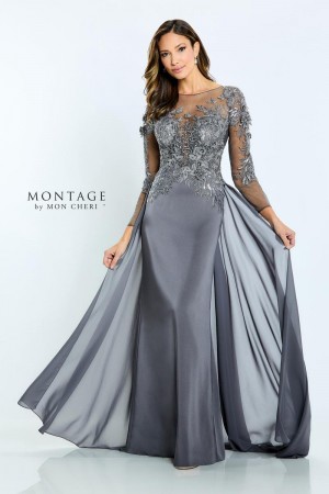 French Novelty Montage Plus Size Dresses