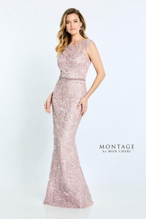 Montage M516 Embroidered Lace Mothers Gown