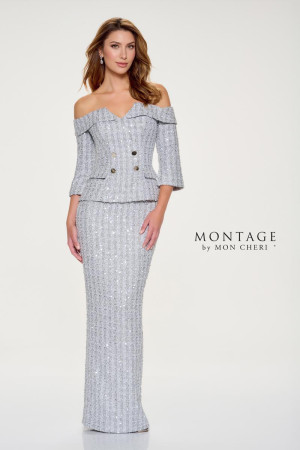 Montage M849 Sparkling Tweed MOB Skirt or Pant Suit