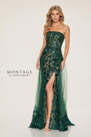 Montage M857 Stunning Floral Lace Mother of Bride Dress