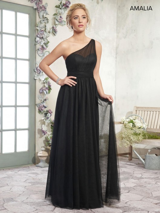One Shoulder Tulle Dress