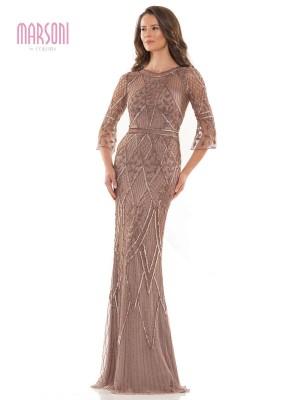 Marsoni by Colors MV1202 Ornately Beaded MOB Gown