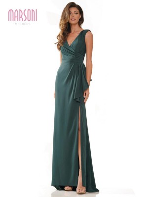 Marsoni by Colors MV1227 Ruffle Accent Mothers Gown
