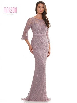 Marsoni by Colors MV1263 Ornately Beaded Mothers Gown