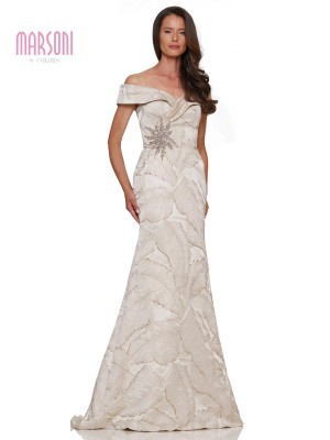 Marsoni by Colors MV1266 Stunning Jacquard MOB Gown