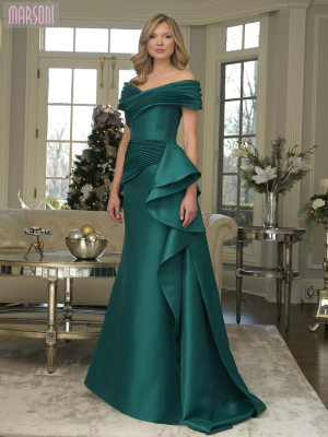 Marsoni by Colors MV1354 Long Formal Party Dress With Sunburst Pleated