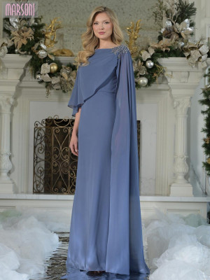 Marsoni by Colors MV1362 Long Mother Of The Bride Dress With Elegant