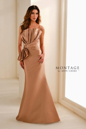 Montage M3104 Long Guest Of Wedding Dress Featuring A Mermaid Silhouette