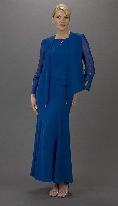 long formal jacket dresses
