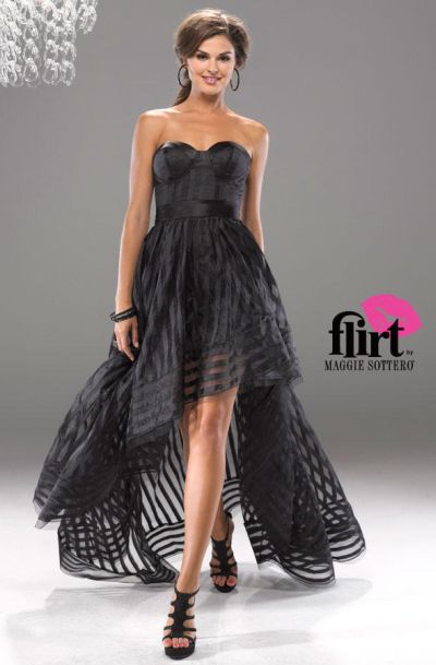 high low corset dress
