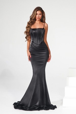 Portia and Scarlett PS23105 Ruched Fitted Gown