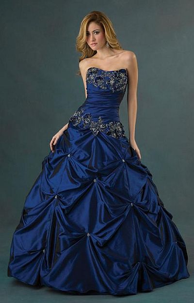 Allure Bridals Beaded Dropped Waist Quinceanera Dress Q253: French Novelty
