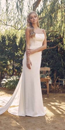 Nox Anabel QW963 Pearl Destination Wedding Gown