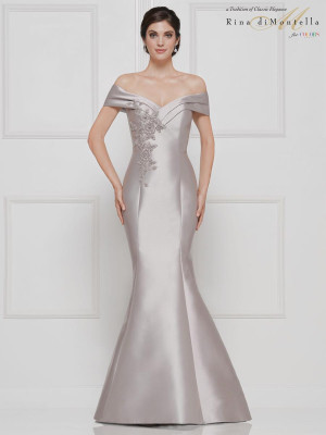 Rina Di Montella RD2602 Off Shoulder Mothers Gown
