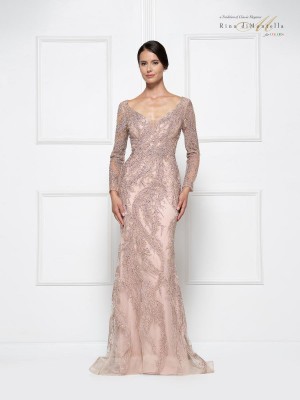 Rina Di Montella RD2668 Embroidered Mother of Bride Dress