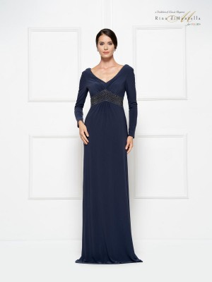 Rina Di Montella RD2691 Cowl Back Mother of Bride Dress