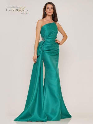 Rina Di Montella RD2750 Mothers Gown with Side Drape