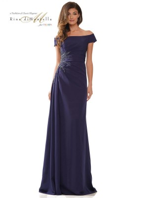 Rina Di Montella RD2806 Off Shoulder Mother of Bride Gown