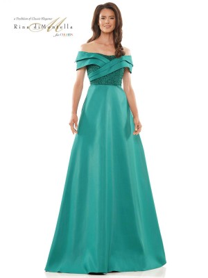 Rina Di Montella RD2812 A-Line Mother of Bride Gown