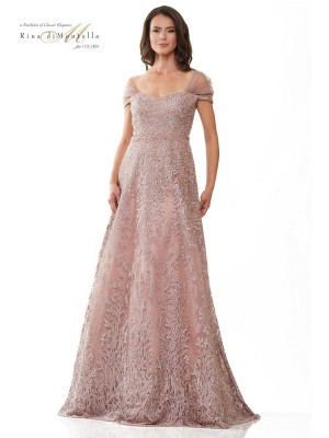 Rina Di Montella RD2902 Elegant A-Line Mother of Bride Gown