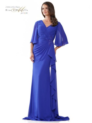 Rina Di Montella RD2935 Elbow Sleeve Mothers Gown