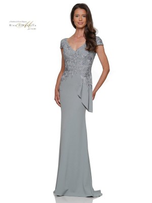 Rina Di Montella RD2960 Side Ruffle Mothers Dress