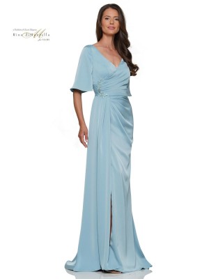 Rina Di Montella RD2974 Mock Wrap Mother of Bride Dress