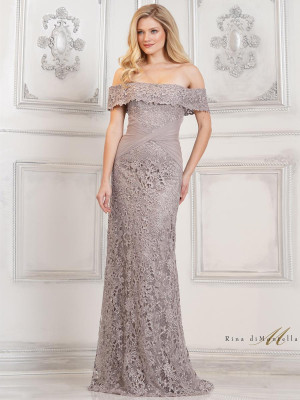 Rina Di Montella RD3129 Gorgeous Lace MOB Gown