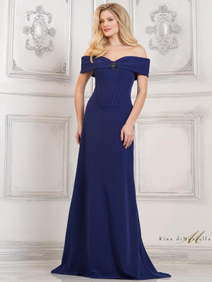 Rina Di Montella RD3131 Flattering Seamed MOB Gown
