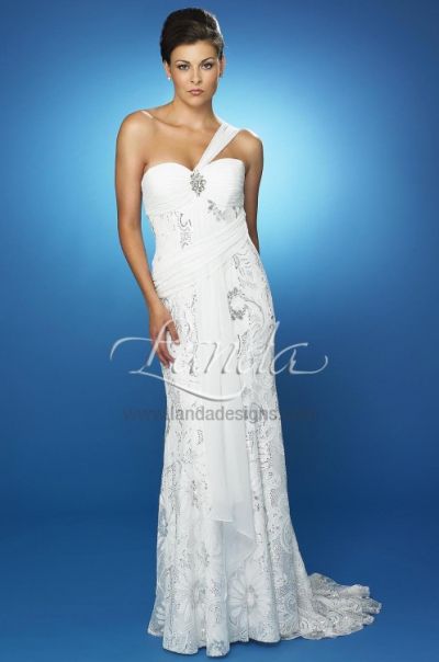 Paisley Fl Sequin Destination Bridal Dress D351 By Landa French Paisley Fl Sequin Destination Bridal Dress D351 By Landa