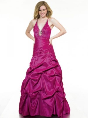 ME Prom Taffeta Pickup Ball Gown BT1585