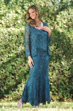Soulmates 3pc Long Hanky Hem Formal Skirt Set C9127