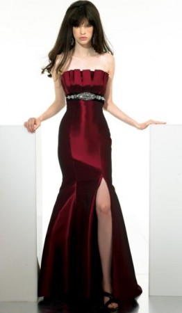Val Stefani Evening Dress with Crumbcatcher TP1675