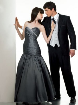 Val Stefani Taffeta Mermaid Evening Dress TP1682