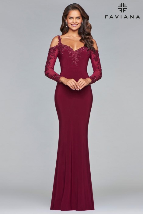 Long Sleeve Evening Gowns