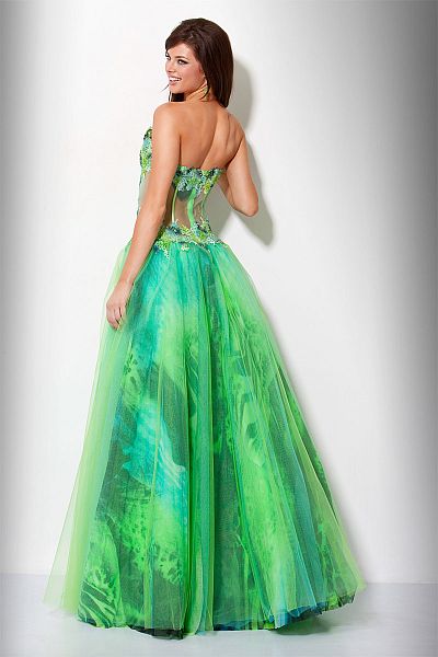 French Novelty: Illusion Dresses 2011 Jovani Designer Dress 71448