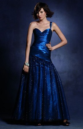 Twilight One Shoulder Prom Dress 4027  by Alfred Angelo