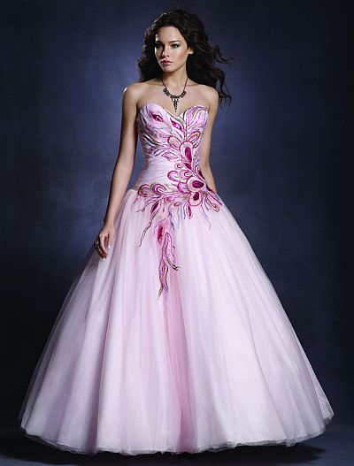 Twilight Bella Pink Swan Prom Ball Gown 4035 by Alfred Angelo: French ...