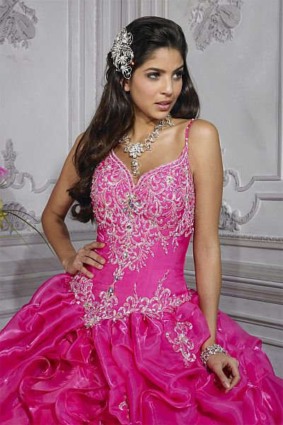 Quinceanera Collection 15 Dress by House of Wu 26682: French Novelty