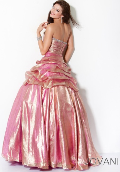 jovani fuchsia ball gown