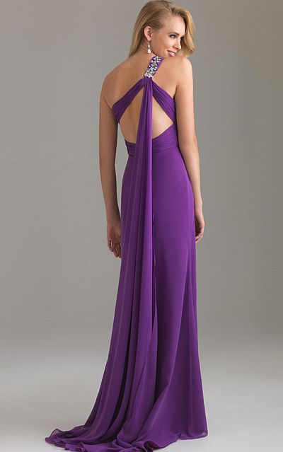 Night Moves One Shoulder Dress