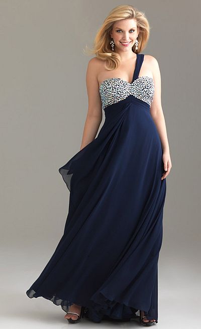 2012 Plus Size Prom Dresses Night Moves Plus Flowy Dress 6516W: French ...