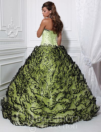 French Novelty: Quinceanera by House of Wu Iridescent Dress 26729