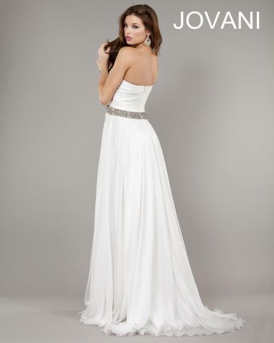 single strap gown