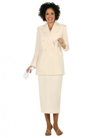 Size 18 Ivory Ben Marc 2298 Womens Church Usher Suit
