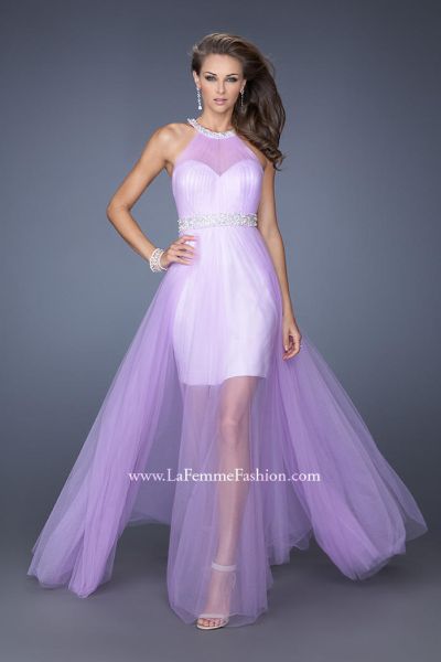 Short dresses with long sheer overlay deals