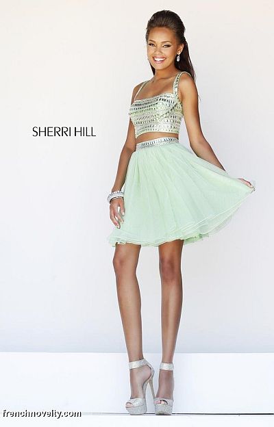 Size 0 Orange Sherri Hill 11060 ...