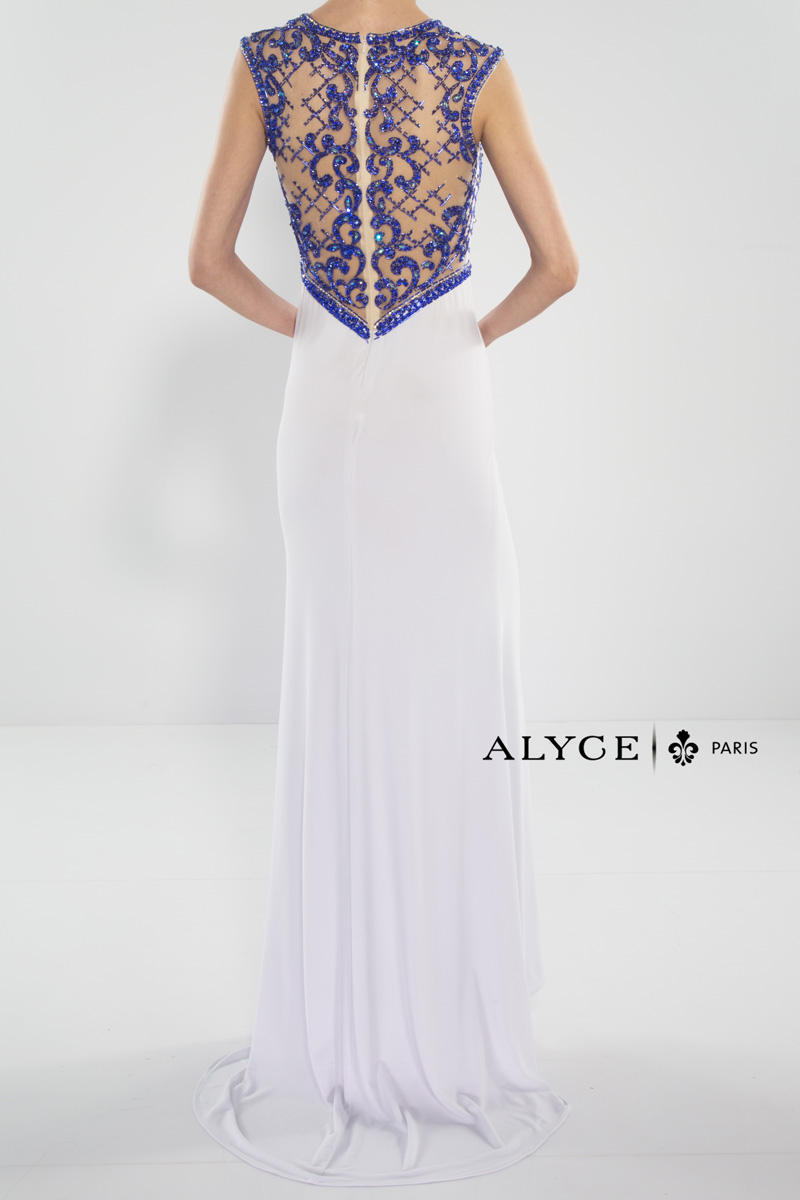 French Novelty Alyce Paris 6361 Elegant Jersey Formal Dress