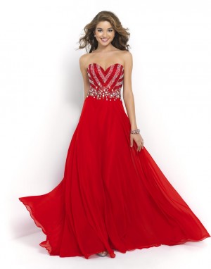 Blush 10004 Dress with Beaded Bodice