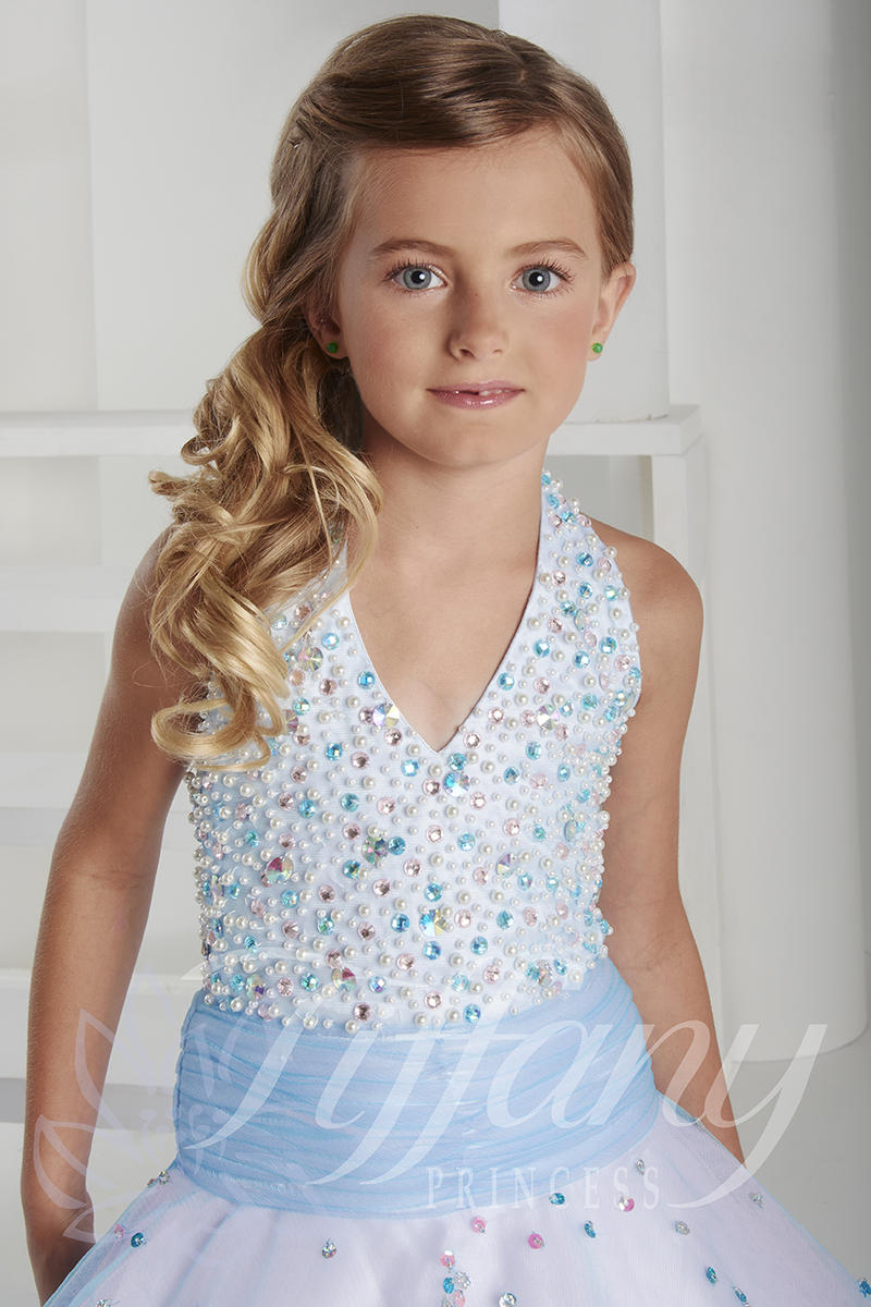 Tiffany Princess 13407 Little Girls Halter Dress, image size:800x1200